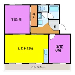 グランシャリオⅡの物件間取画像